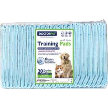  Doctor Pet Lavender Training Pads - 20ct - Extra Large - 60 x 90 cm 