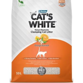  Cats White Litter 10L Orange 