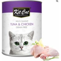 Kit Cat Wet Food Wild Caught Tuna & Chicken 400G