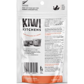  Kiwi Kitchens Raw Freeze Dried Tuna Recipe Cat Treats 30g 