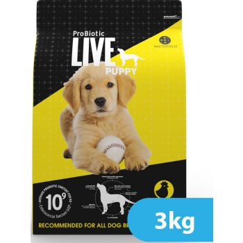  ProBiotic LIVE Puppy Dry Food Chicken 3kg 