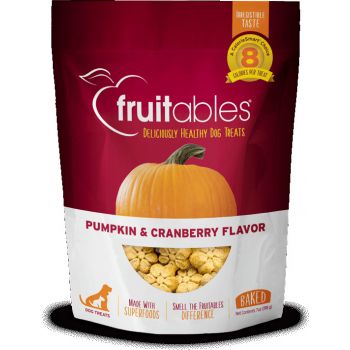  Fruitables Dog Treats Pumpkin & Cranberry 198gr 