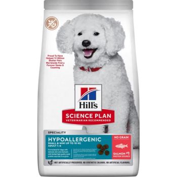  Hill’s Science Plan Hypoallergenic Small & Mini Adult Dry Dog Food with Salmon (1.5KG) 