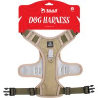Saas Dog Body Harness Khaki Small Neck:36-46 Bust 36-50cm weight 4-7.5