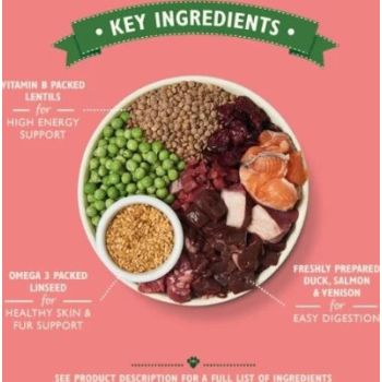  Lily's Kitchen Venison & Duck Grain Free Adult Dry Dog Food - 12KG 