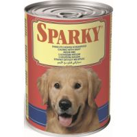 Sparky Chunks Adult Dog Wet Food With Meat 415G