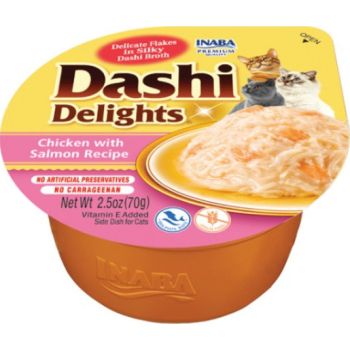  Inaba Dashi Delight Chicken with Salmon Recipe 70G 