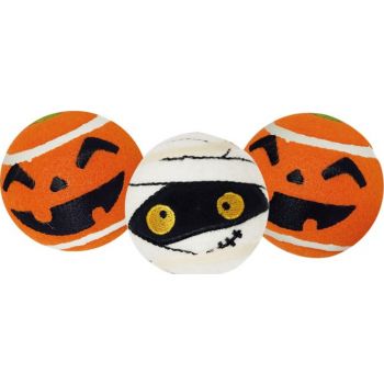  Halloween Dog Toys  TENNIS BALL FRIGHT DUO, 3pcs 