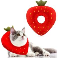 Cozy Paws Strawberry Shape Soft Pet Recovery Collar Small