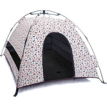  Outdoor Dog Tent Vanilla 134.9X134.9X94CM 