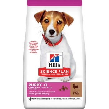  Hill’s Science Plan Small & Mini Puppy Dog Food With Lamb & Rice 1.5kg 