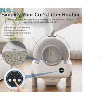  Upgraded Smart Odour Removal Cat Litter Box 