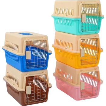  Woofy Metal Door Pet Carrier- 48X32X31 Cm 