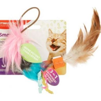  SmartyKat® HappyNip™ Pom Pom Player Door Dangler Cat Toys 