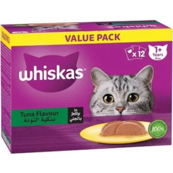  Whiskas Tuna Flavour Wet Cat Food 10+2 FREE 12X80g 