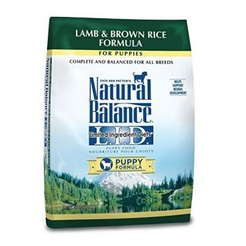  Natural Balance LID Lamb & Brown Rice Puppy Formula Dry Dog Food, 24 lbs 