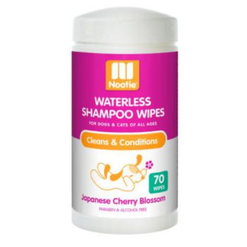  Nootie Waterless Shampoo Wipes – Japanese Cherry Blossom 70 Count 