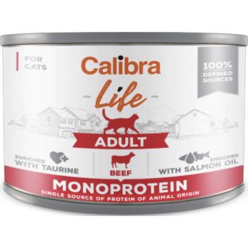  Calibra Cat Wet Food Life Can Adult Beef 200g 