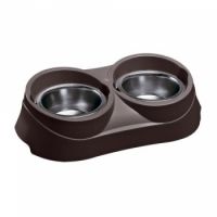 DUO FEED BOWL (DOUBLE) WITH STAND L