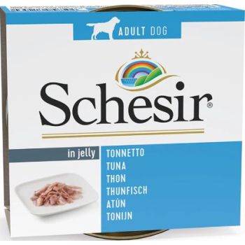  Schesir Dog Wet Food in Jelly Can-Tuna 150g 