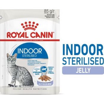  Royal Canin Indoor Jelly Cat Wet  Food Pouches 85G 