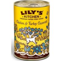 Lily's Kitchen Chicken & Turkey Casserole Wet Dog Food 400G
