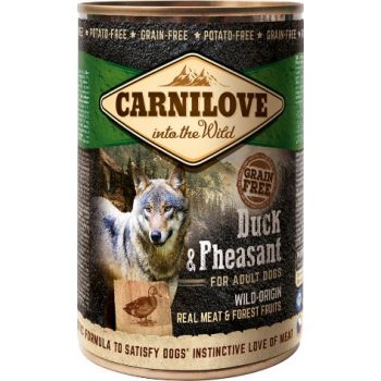  Carnilove Duck & Pheasant For Adult Dogs (Wet Food Cans) 400g 