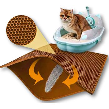  Saas Cat Litter Mat 45X65cm(black) 