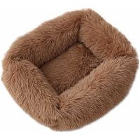 Petbroo Soft Square Cushion-XS-35Cm BROWN