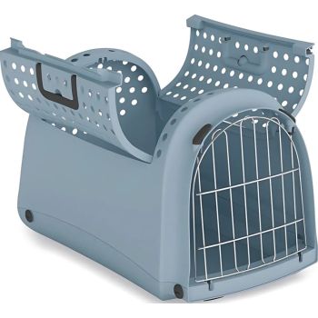  IMAC Linus Cabrio-Carrier For Cats And Dogs "2nd life" AVIO BLUE- 50 x 32 x 34.5cm 