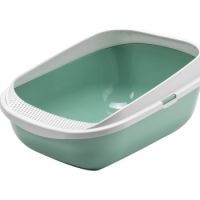 Moderna Comfy Step-Litter Tray 57.6 x 42.6 x 25.5 cm-Green