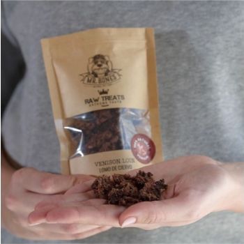  Mr Bones Venison Loin Raw Dog And Cats Treats - 45 g 