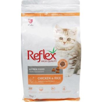  Reflex High Quality Kitten Food With Chicken & Rice, 2 Kg 