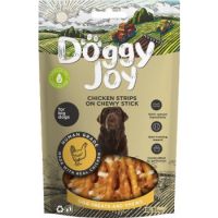 Doggy Joy Chicken Strips On Chewy Stick Dog Treats 90g