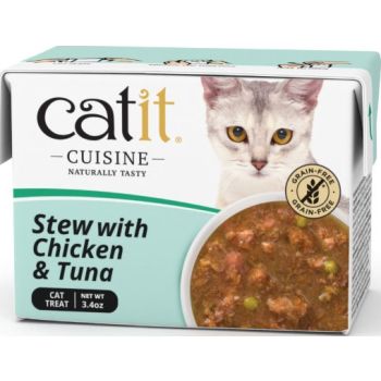  Catit Cuisine Chicken Stew with Tuna, 95g Tetra 