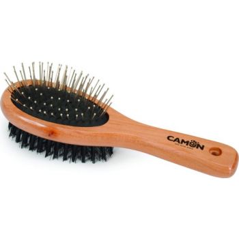  Camon Double Wooden Brush-Small 