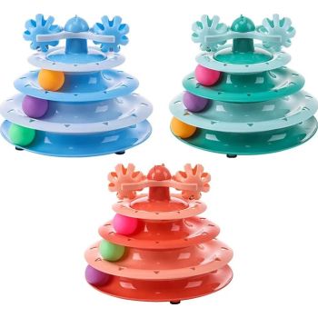  Cat Playing Tower-25 cm Mix Color (1Pcs) 