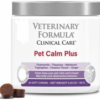  Synergy Labs Veterinary Formula Clinical Care Pet Calm Plus 150g (30 Counts) 