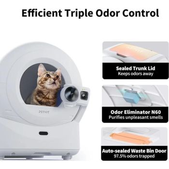  Petkit Purobot Ultra - Ai Powered Automatic Cat Litter Box 