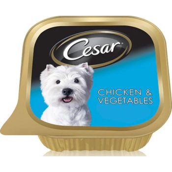  Cesar Chicken and Vegetables Wet Dog Food - 100G 