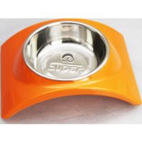 PAWSITIV  RAINBOW BOWL - ORANGE LARGE