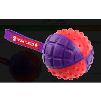  Regular Ball "Push To Mute" solid red/purple 