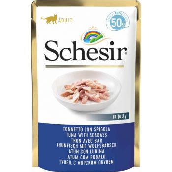  Schesir Cat Pouch-Wet Food Tuna With Seabass 50g 