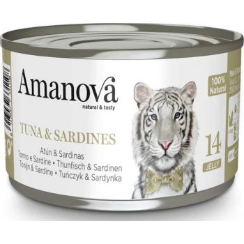 Amanova Tuna and Sardines in jelly 70G 