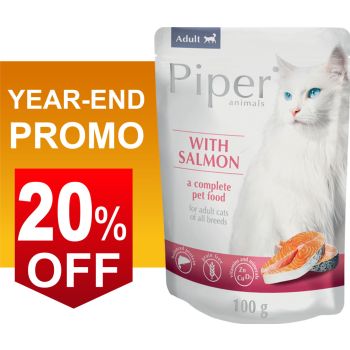  PIPER CAT SALMON SACHET 100G 