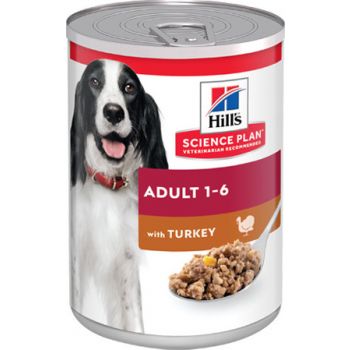  HILL’S SCIENCE PLAN Adult Dog Wet  Food With Turkey 370g 