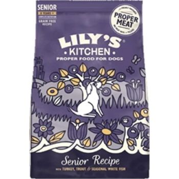  Lily's Kitchen Senior Recipe Turkey Adult 8+ Dry Dog Food - 2.5KG 