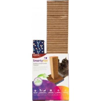  SmartyKat® Super Scratcher Tower™ Corrugate Cat Scratching Post 