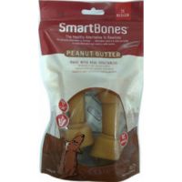 SmartBones Dog Chews Peanut Butter Medium 2 Pk