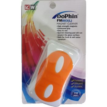  KW Zone Dophin Floating Magnetic Cleaner - Without Blade Medium 6cmx3.3cm 